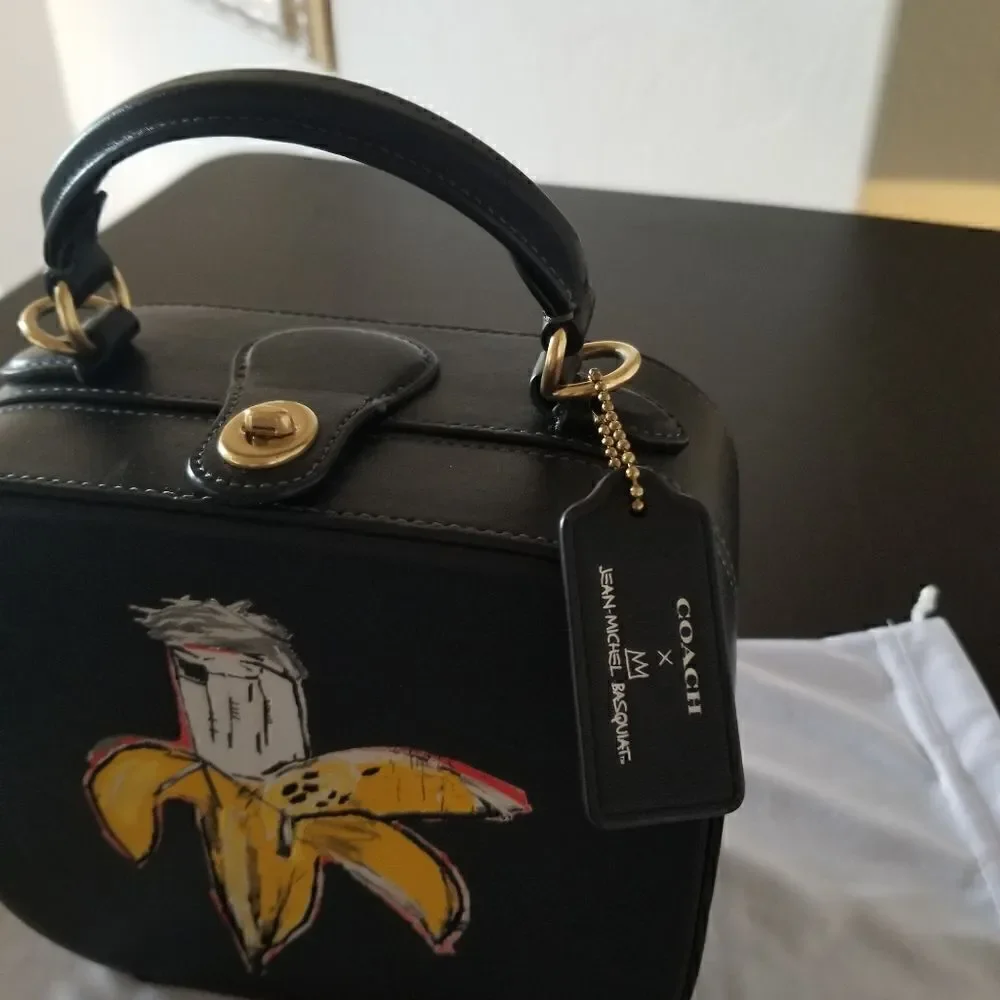 NWOT Coach Jean Michel Basquiat Square Box Bag